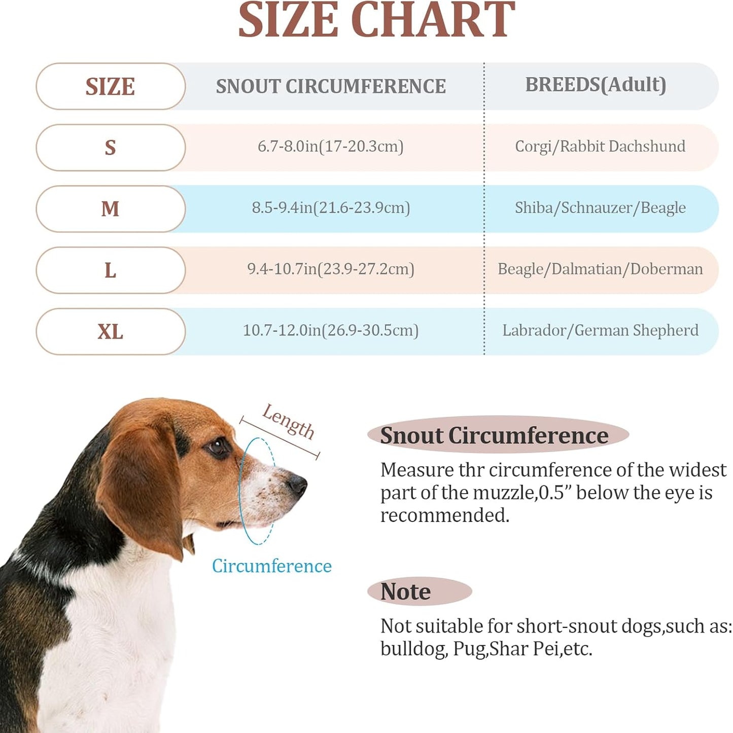 Dog Muzzle for Small Large Dogs - Soft Nylon Basket Muzzle with Adjustable Strap, Breathable Mesh Design Prevents Biting Chewing Licking Eating - Ideal for Training, Grooming & Vet Visits (Blue, L)