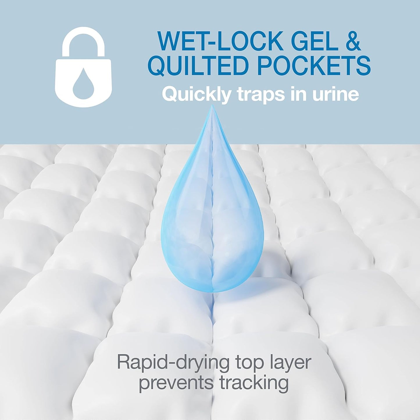 Four Paws Wee-Wee Super Absorbent Unscented Pee Pads for Dogs & Puppies with Insta-Rise Border, Leak-Proof Dog Housebreaking Potty Training Floor Protection, 22" x 23", 50 Count