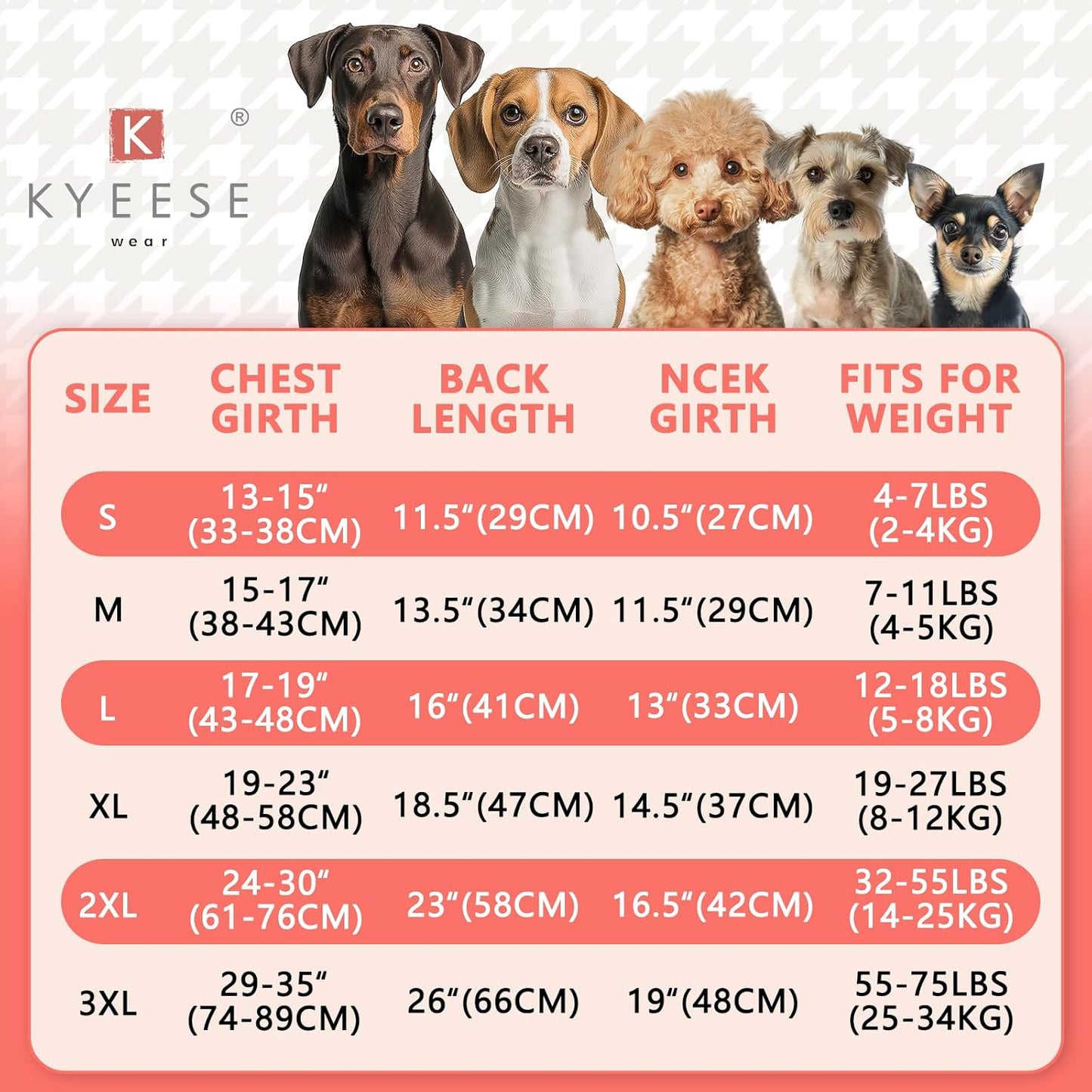 KYEESE 2Pack Dog Sweater Turtleneck Pet Clothes Warm Dogs Coats Stretchy Large Dog Sweaters for Medium Dogs Boy Pullover Pet Sweatshirt