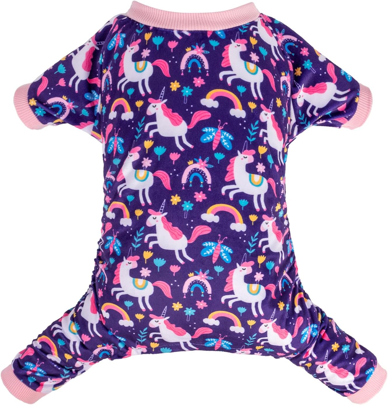 CuteBone Dog Halloween Pajamas Puppy Onesies Small Dogs Soft Pjs Coat Cat Apparel Comfy Pet Christmas Clothes Outfit Doggie Bodysuit P291M