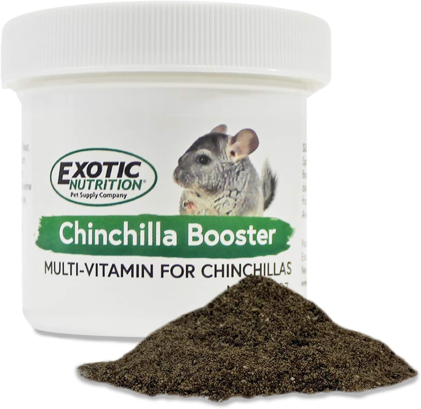 Chinchilla Booster (2 oz.) - Complete Multivitamin - Powdered Vitamin & Mineral Supplement for Pet Chinchillas