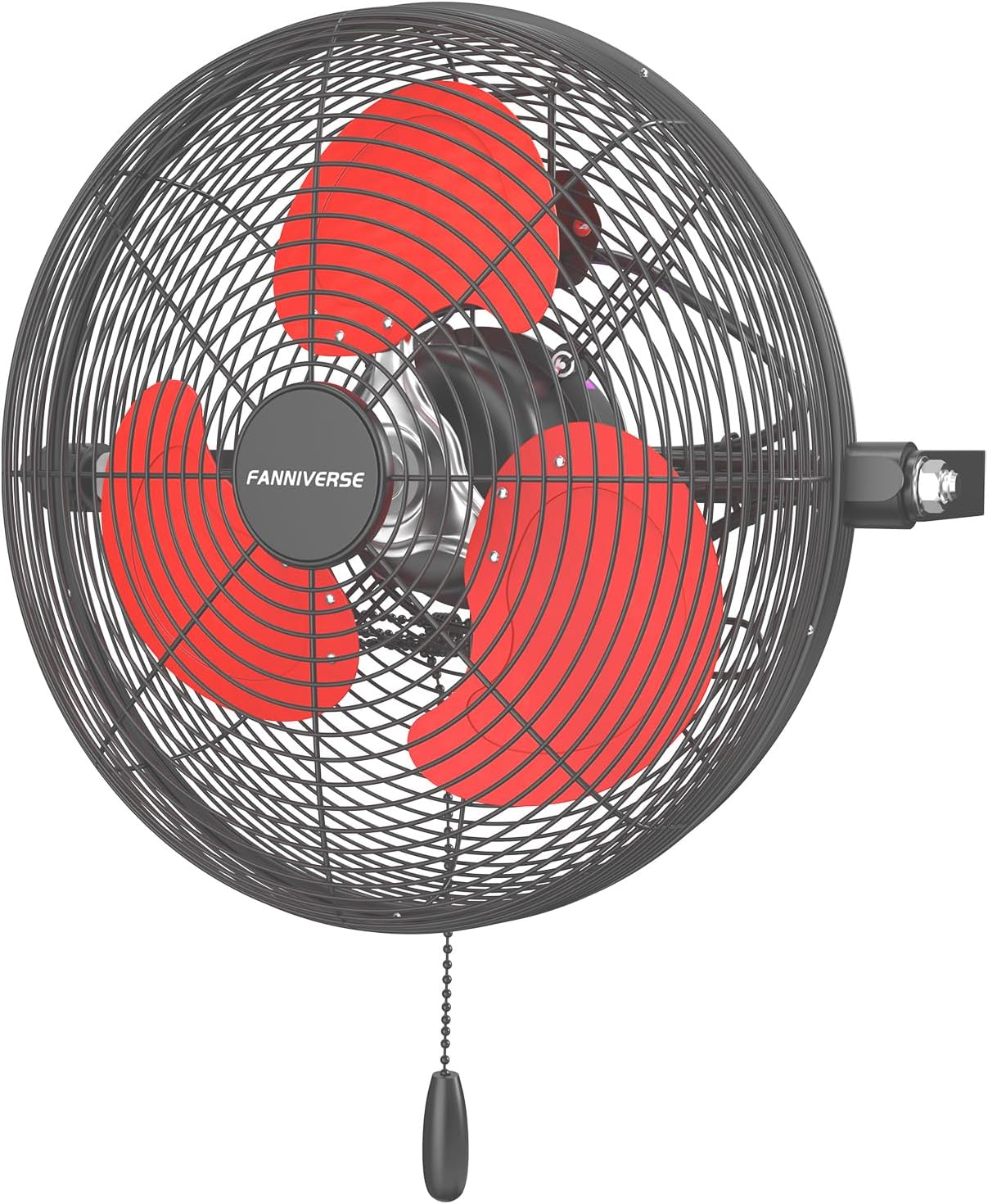 12 Inch Wall Fan Pro Series - Indoor High Velocity Wall Mount Fan for Commercial, Residential, Warehouse, Covered Patio, Shop, Garage, Barn, Gazebo 3 Speed 2800 CFM UL Safety Listed
