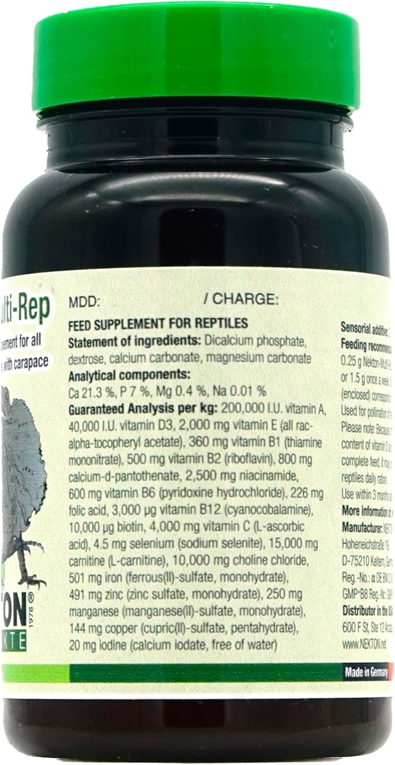Nekton Multi-Rep Vitamins and Minerals for all Reptiles, 75gm