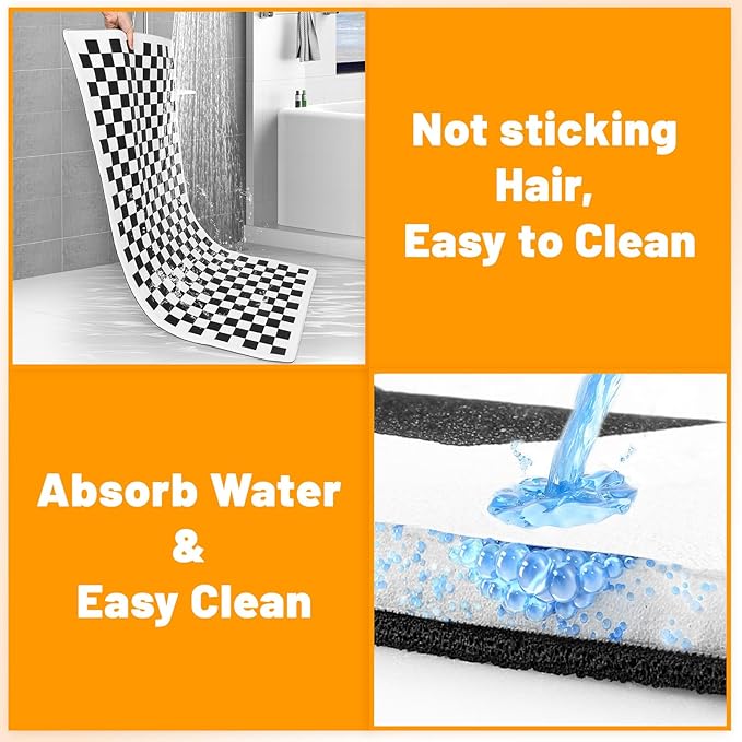 Non-Slip Pet Bed Mat for Truck Back Seat Extender, Hair Resistant Dog Blanket for Hard Bottom Dog Car Seat Cover, Anti Slip Pet Linner Backseat Cover Black Plaid XL