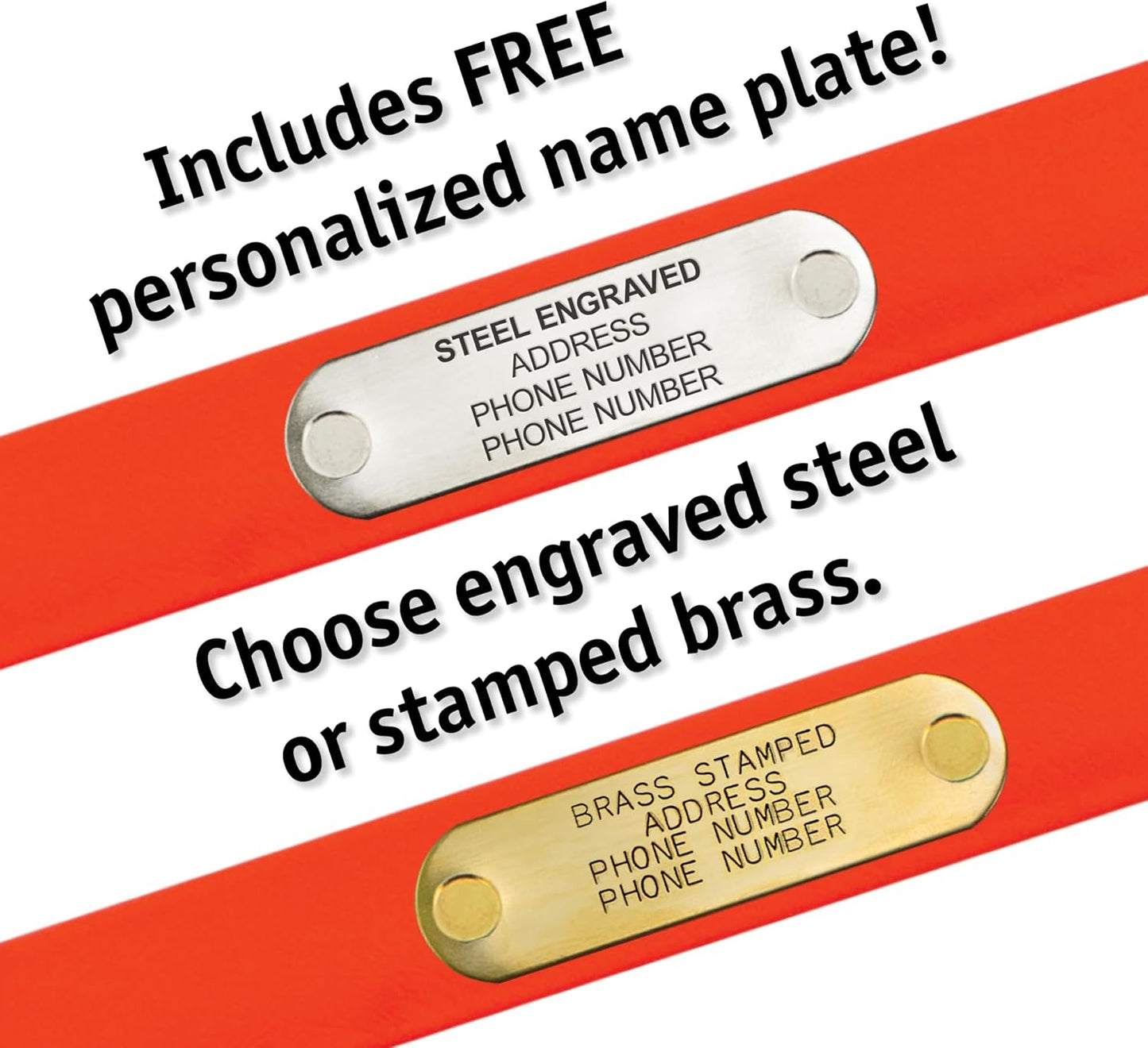 Biothane Custom Dog Collar – Waterproof, Stink-Proof Personalized Collar with Name & Phone Number – Durable, Many Sizes and Colors – Assembled in USA (Amethyst Purple)