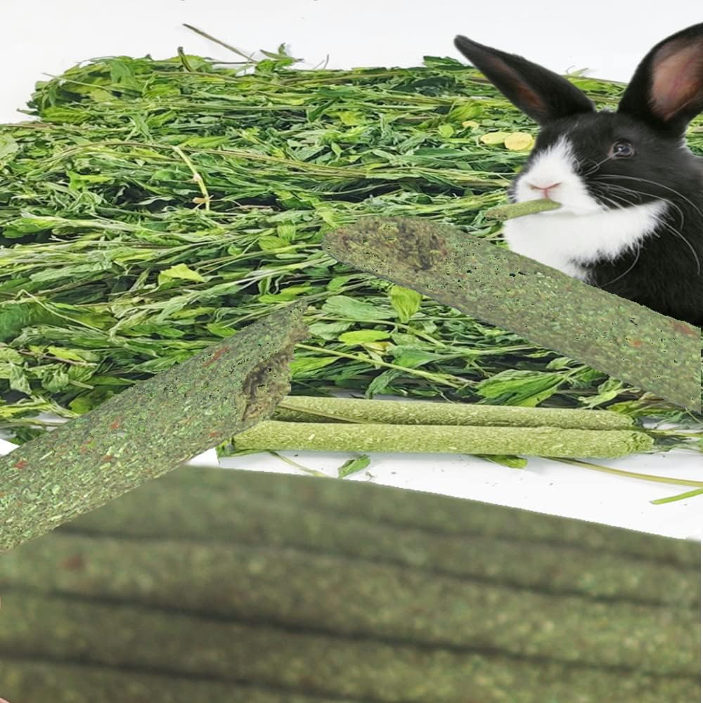 150g 3 Types of Combined Chew Toys Molar Sticks Sweet Bamboo Apple Branch Timothy Grass for Pets Chinchilla Squirrel Gerbil Hamster Squirrel Guinea Pigs