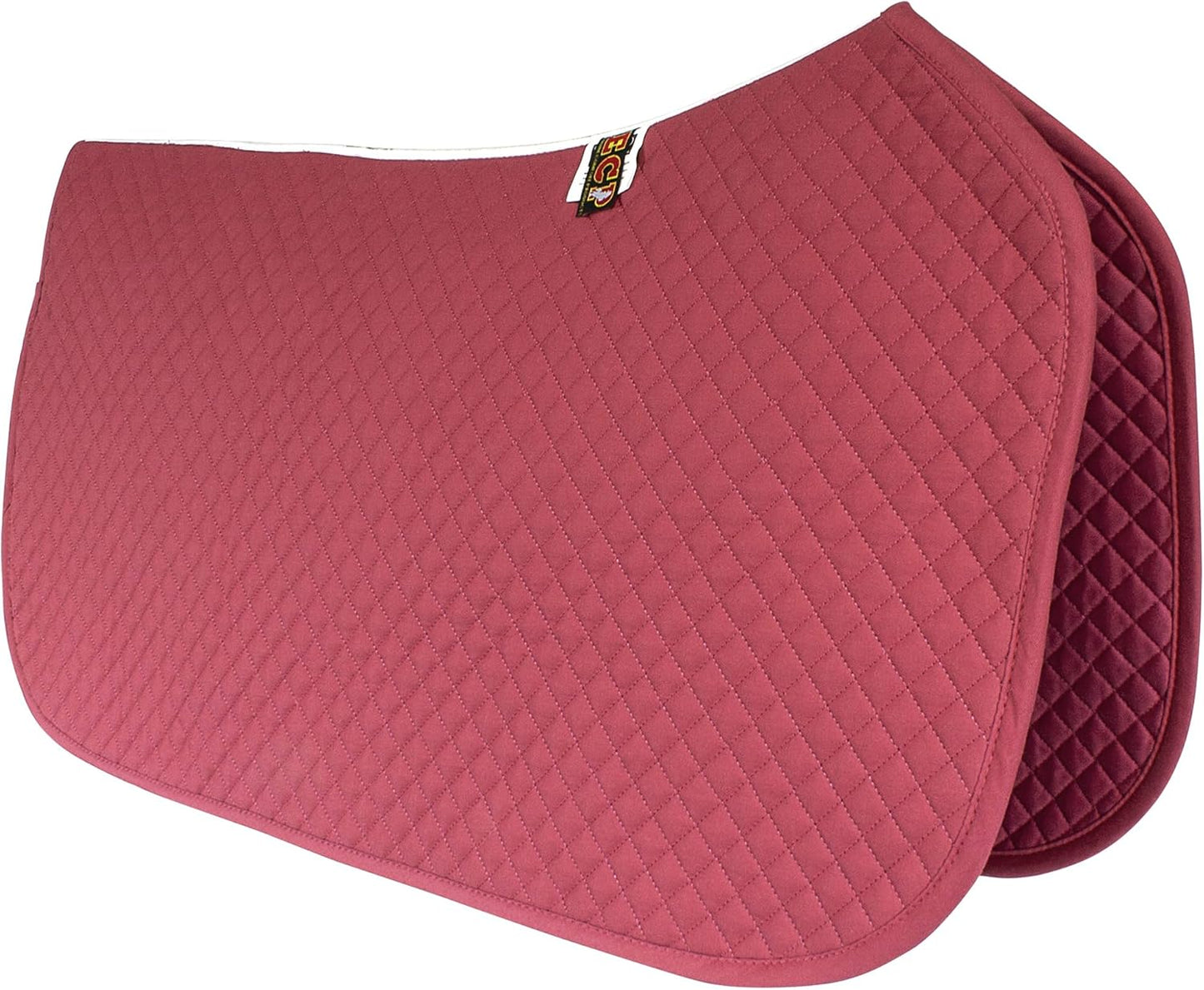 ECP Equine Comfort Products All Purpose Diamond Quilted Western Saddle Pad for Injury Prevention, Breathable, Hypoallergenic, Shock-Absorbing Cushion for Horse Comfort