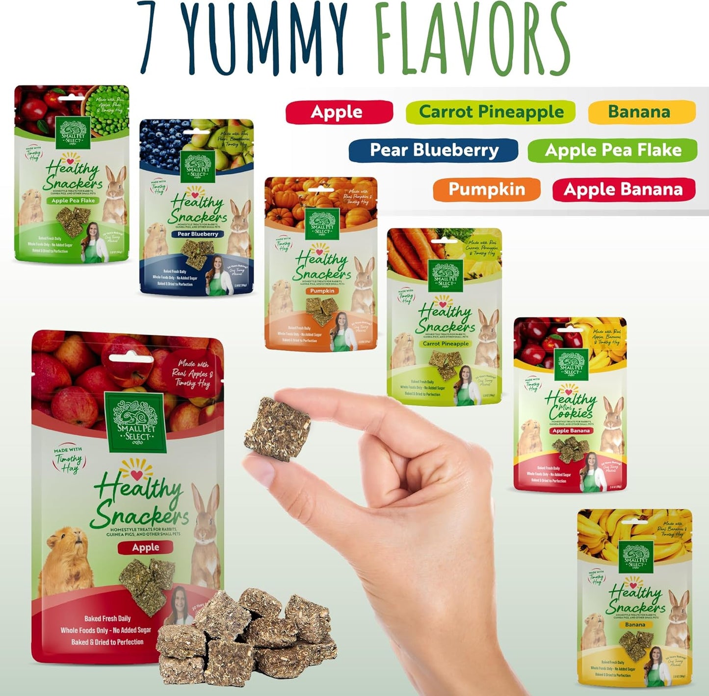 Small Pet Select - Healthy Snackers - Apple