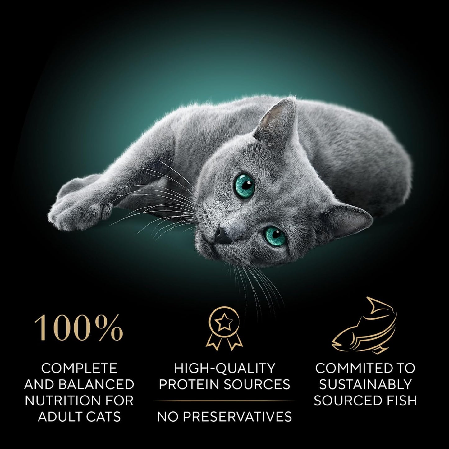 Sheba Perfect Portions Wet Cat Food Cuts in Gravy Variety Pack, with Sustainable Salmon, Tender Trout Entree, and with Sustainable Tuna, 2.6 oz. Twin-Pack Trays (24 Count, 48 Servings)