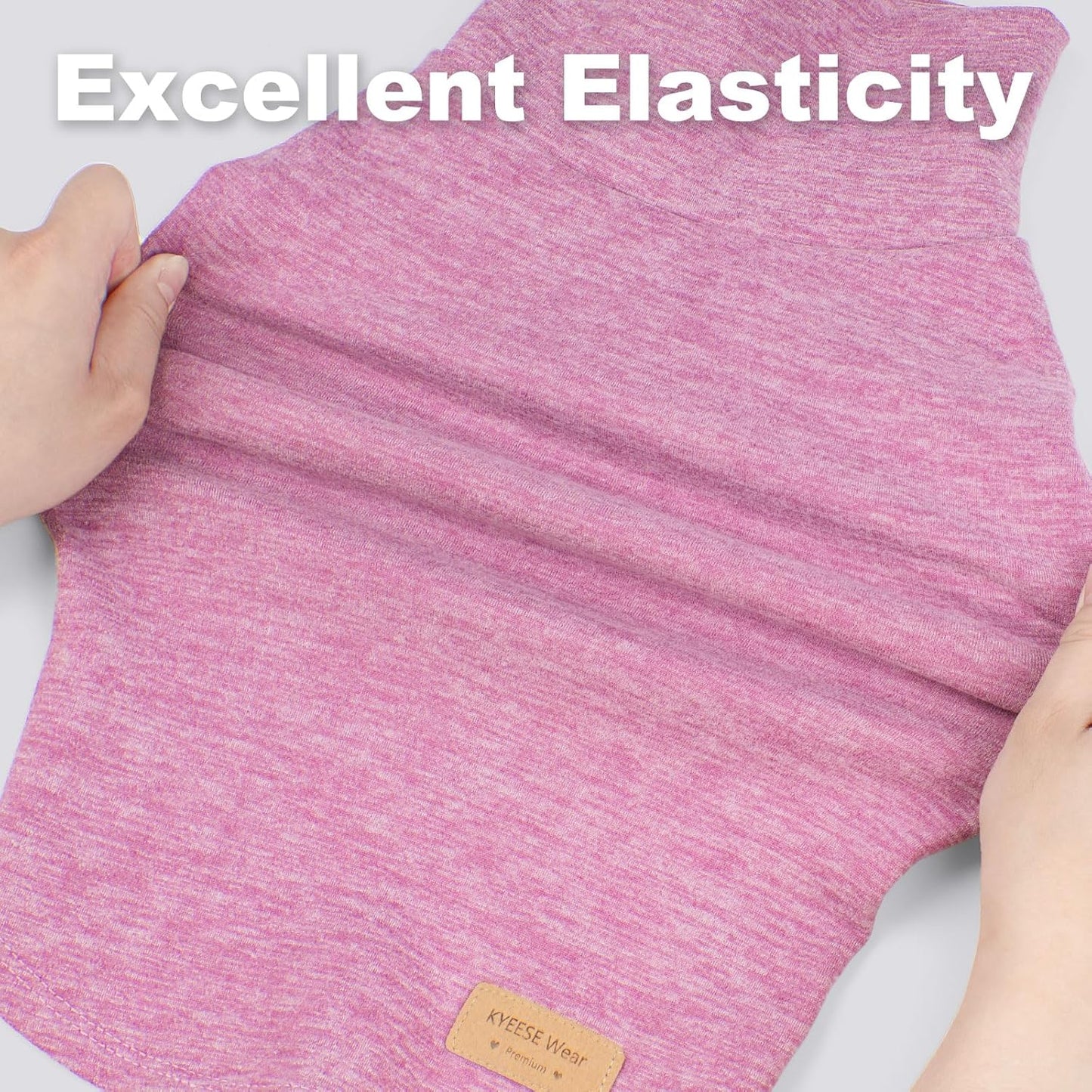 KYEESE 2Pack Dog Sweater Warm Dogs Clothes Stretchy Pet Sweater Large Size Pets Soft Pet Sweatshirt Pullover Turtleneck Pets Coats Dog Sweaters for Large Dogs