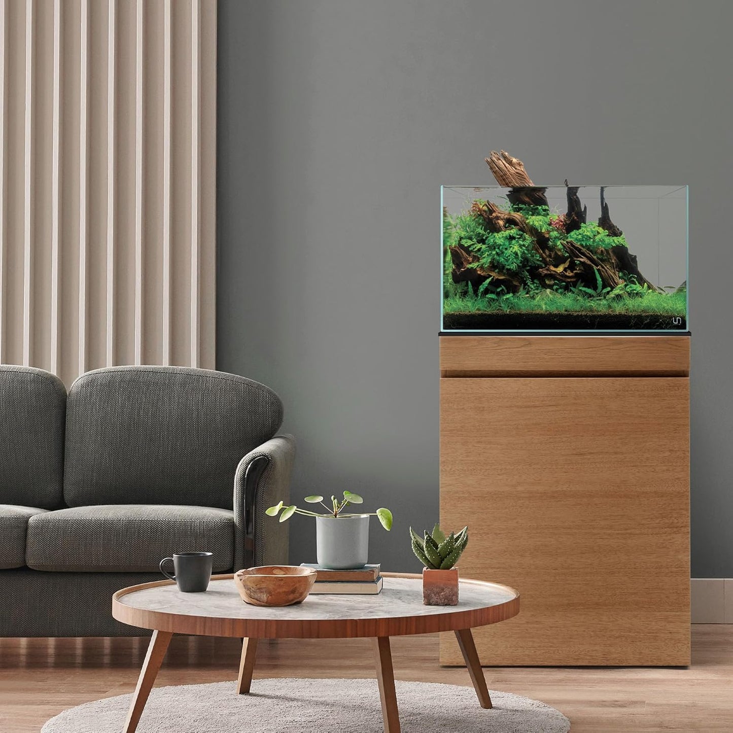 Ultum Nature Systems Controsoil - Freshwater Aqua Soil Substrate for Fish, Shrimp, Live Plant Propagation and Aquascaping - 6.8pH Low Ammonia, Volcanic Ash - Black, Fine (10 Liter | 20LB)