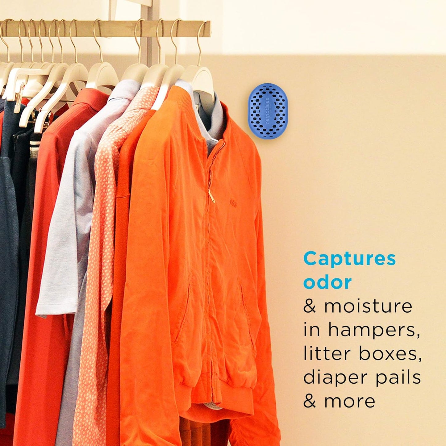 remodeez Litter Box Deodorizer and Cat Odor Eliminator, Activated Charcoal Bags, Charcoal Air Purifiers, Pet Odor & Moisture Absorber