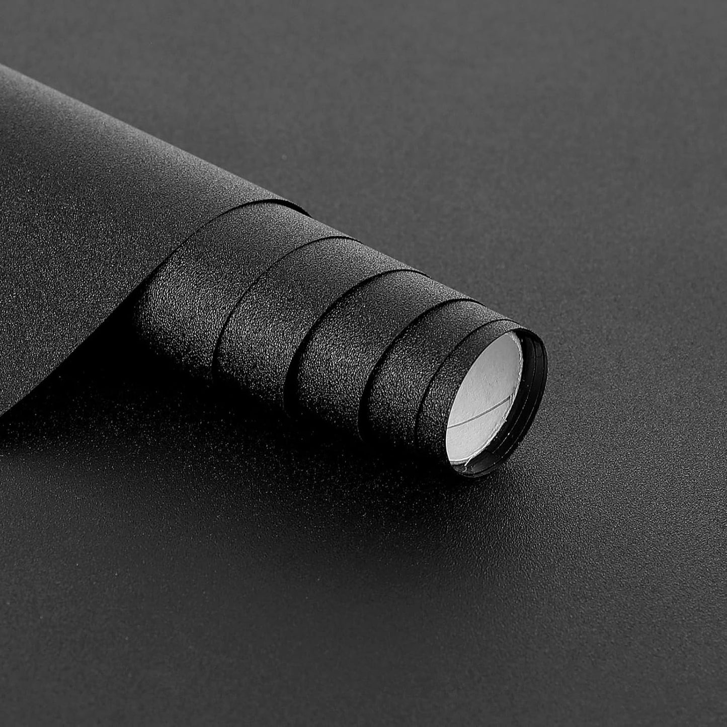 Aquarium Background Paper Decor Fish Tank Backdrop Wallpaper Electrostatic Adhesive, No Glue, Easy to Install, Reusable (23.6“H×78.7”L, Black)