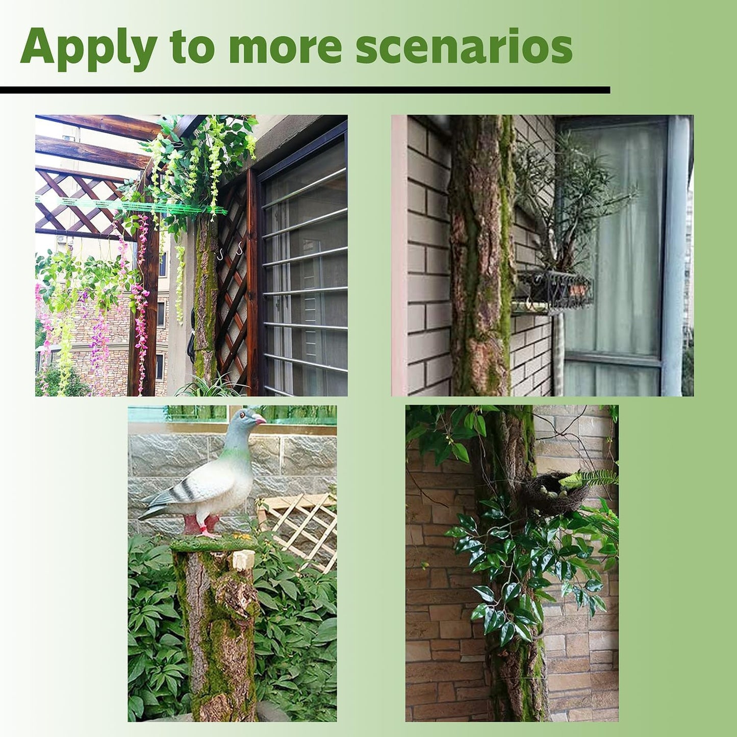 15.75x11.81in Reptile Terrarium Cork Background,Bearded Dragon Tank Bark Backdrop Wall Decor with Artificial Moss for Gecko Lizard Tortoise Frog Chameleon(1Pcs)