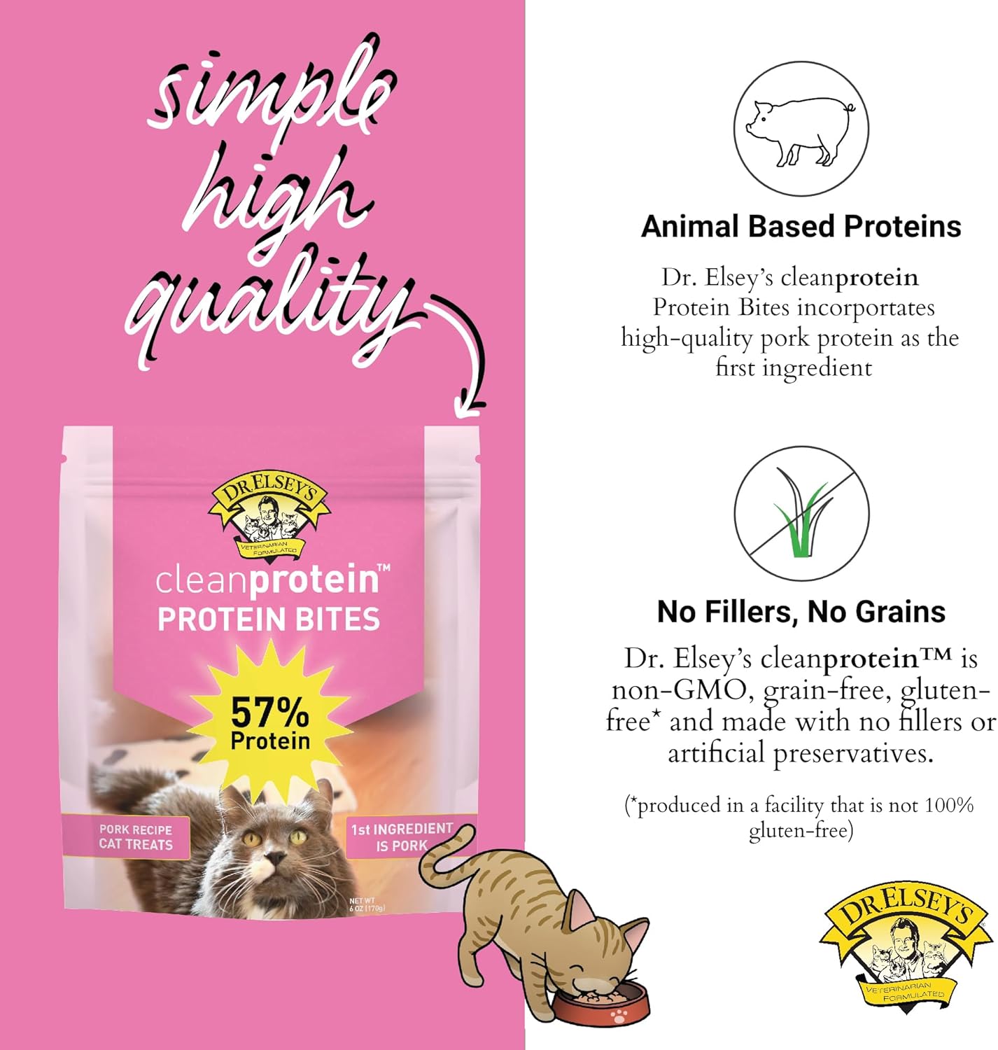 Dr. Elsey's cleanprotein Protein Bites Pork 6 oz.