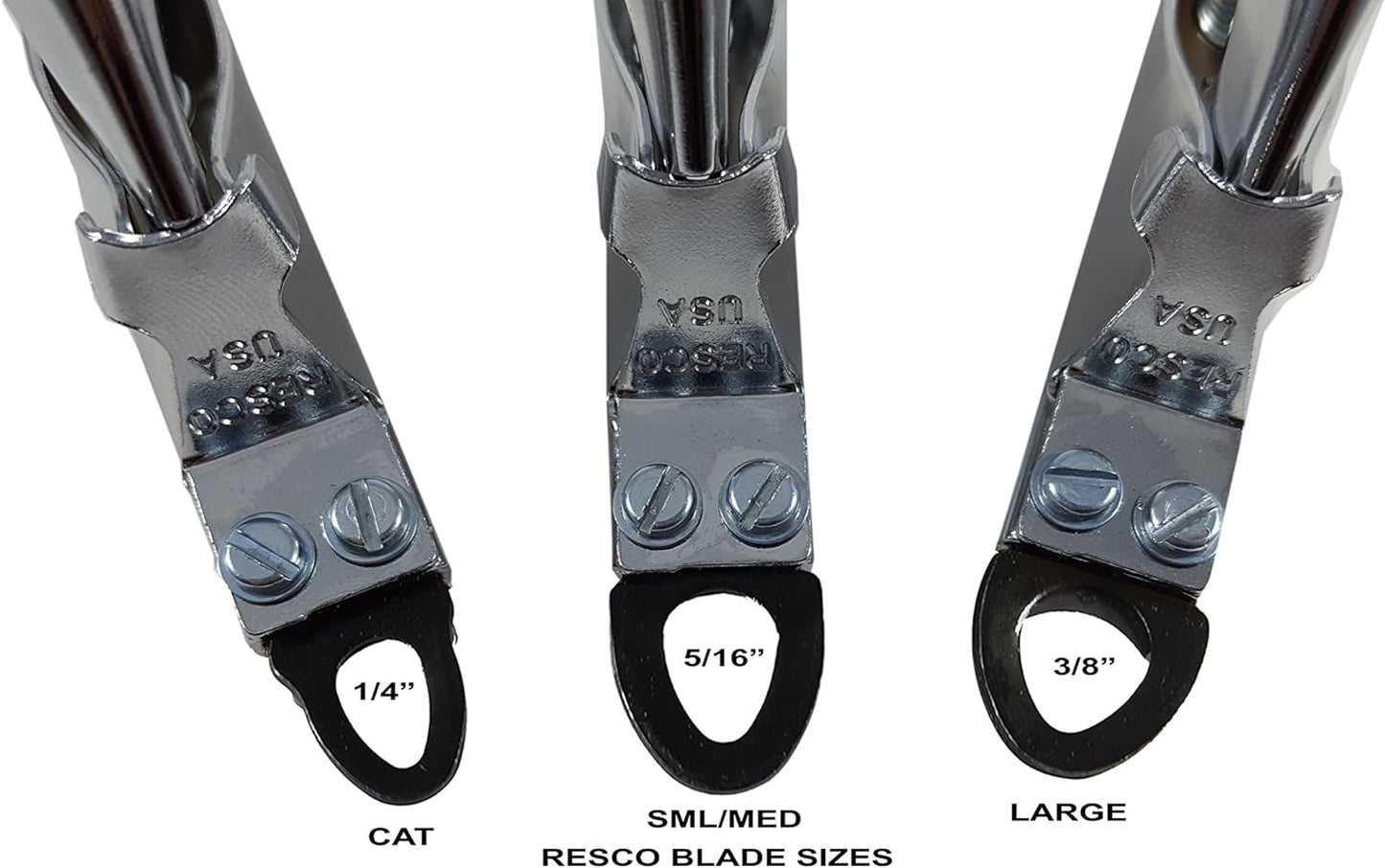Resco Original Deluxe Dog, Cat, and Pet Nail/Claw Clippers. Best USA-Made Trimmer, More Colors & Sizes, Tiny, Chrome