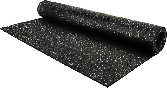 Flooring Inc's 1/4" Thick Tough Rubber Flooring Roll | Flexible Recycled Rubber Floor Mats for Home Gym | Heavy Duty Rubber Mat for Home Gyms, Sheds, Horse Stall Mat or Trailer