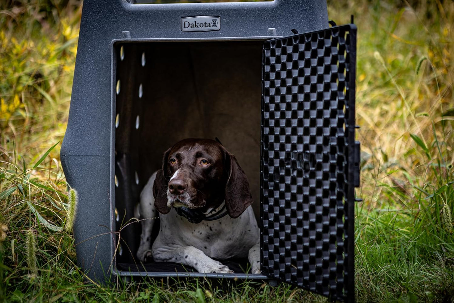 Dakota 283 Crate - Canine Rough and Tough Economy Kennel (Orange, Intermediate)