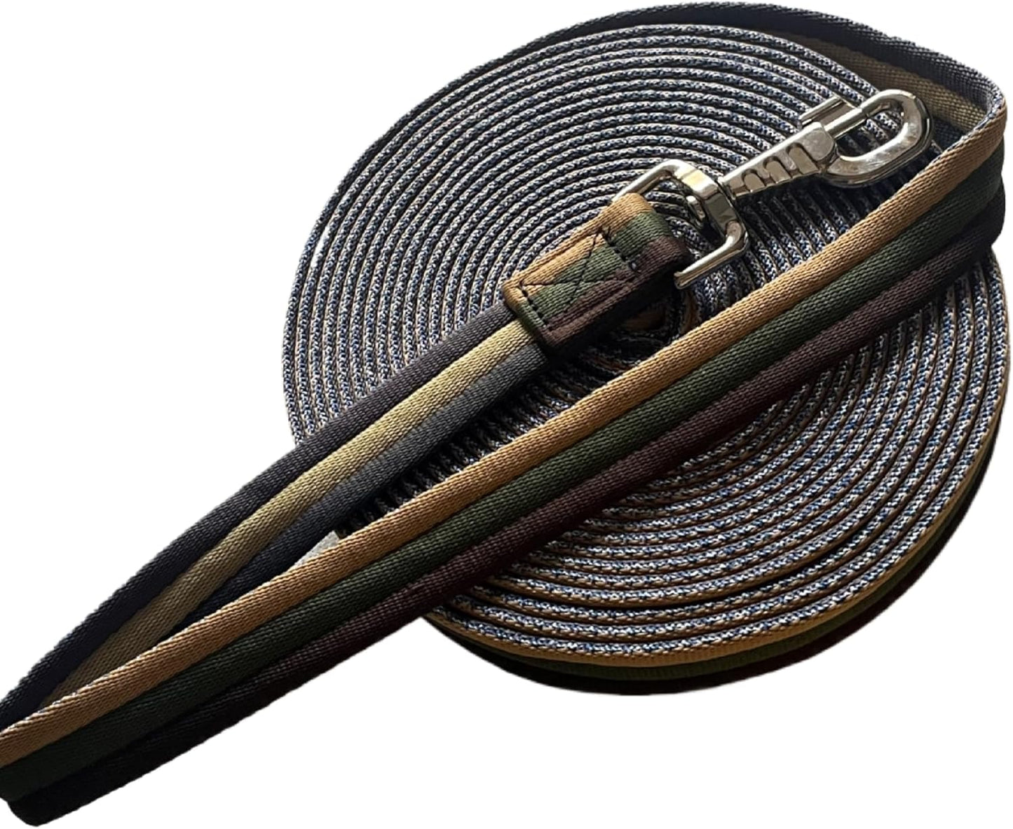 Premium Horse Training Lunge Line with Alloy Trigger Buckle for Accurate Equestrian Training of 26 Foot (8 Meters)