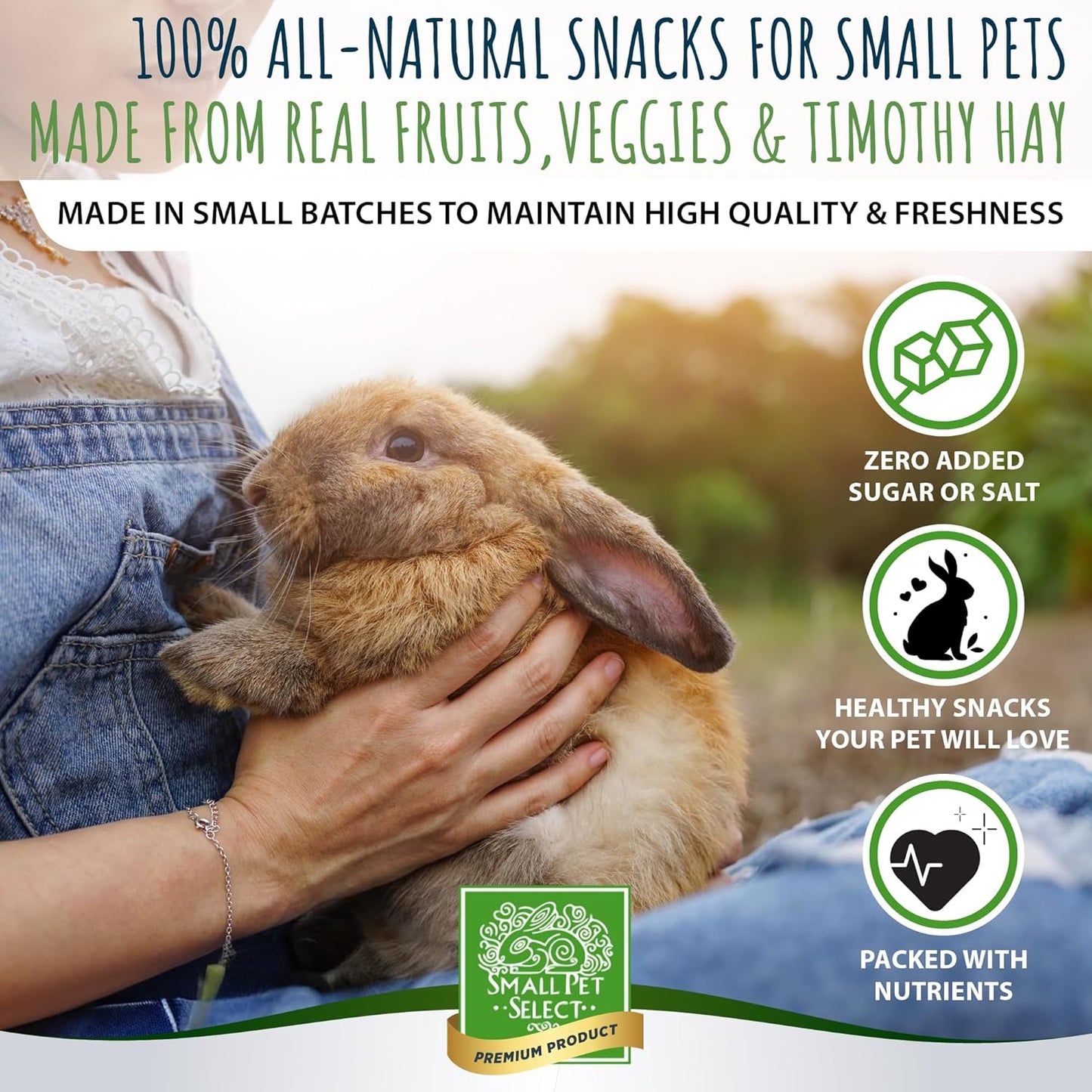 Small Pet Select - Healthy Snackers - Carrot/Pineapple