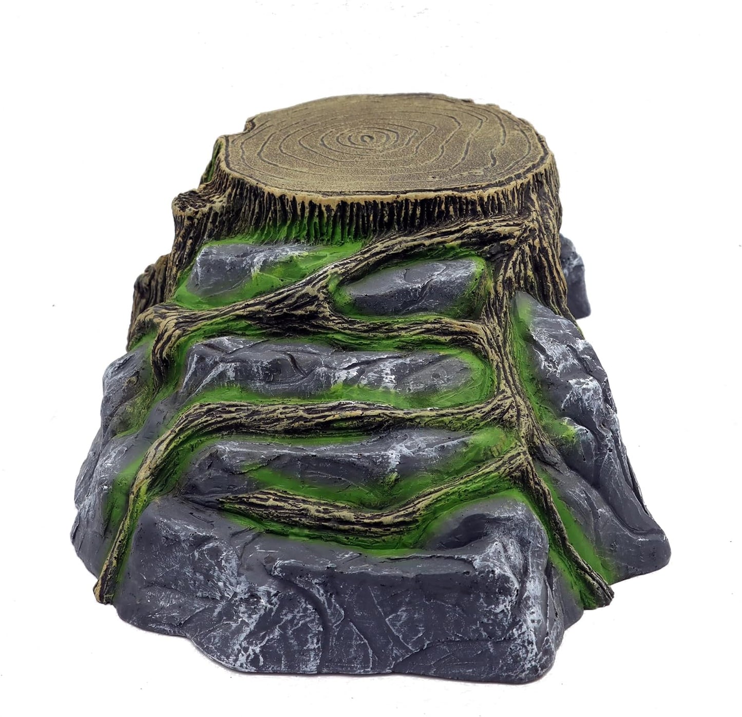 Extra Large Resin Reptile Hideouts Cave Habitat Decor for Reptiles, Amphibians, Fish Tanks and Gecko, Leopard