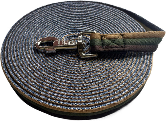 Premium Horse Training Lunge Line with Alloy Trigger Buckle for Accurate Equestrian Training of 26 Foot (8 Meters)