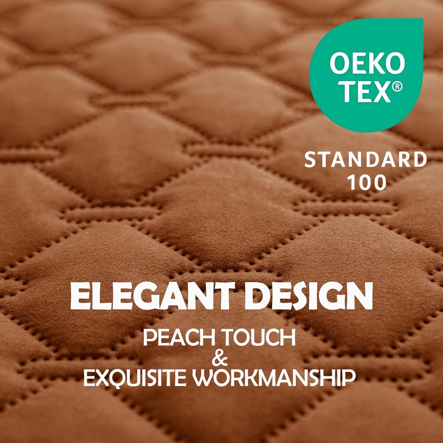 gogobunny 100% Double-Sided Waterproof Dog Bed Cover Pet Blanket Sofa Couch Furniture Protector for Puppy Large Dog Cat, Reversible (40x50 Inch (Pack of 1), Dark Pumpkin/Light Pumpkin)