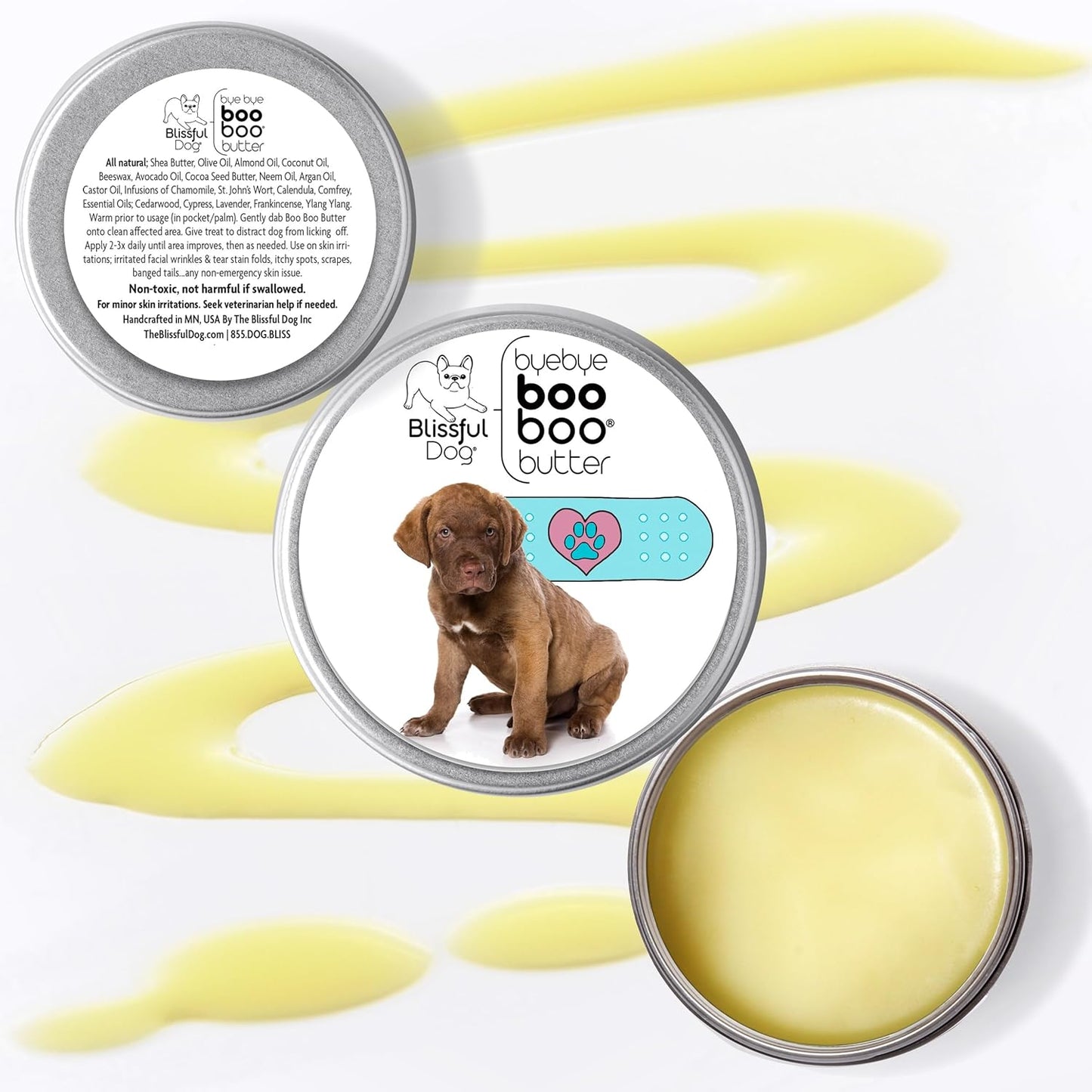 The Blissful Dog Chesapeake Bay Retriever Boo Boo Butter, 4-Ounce