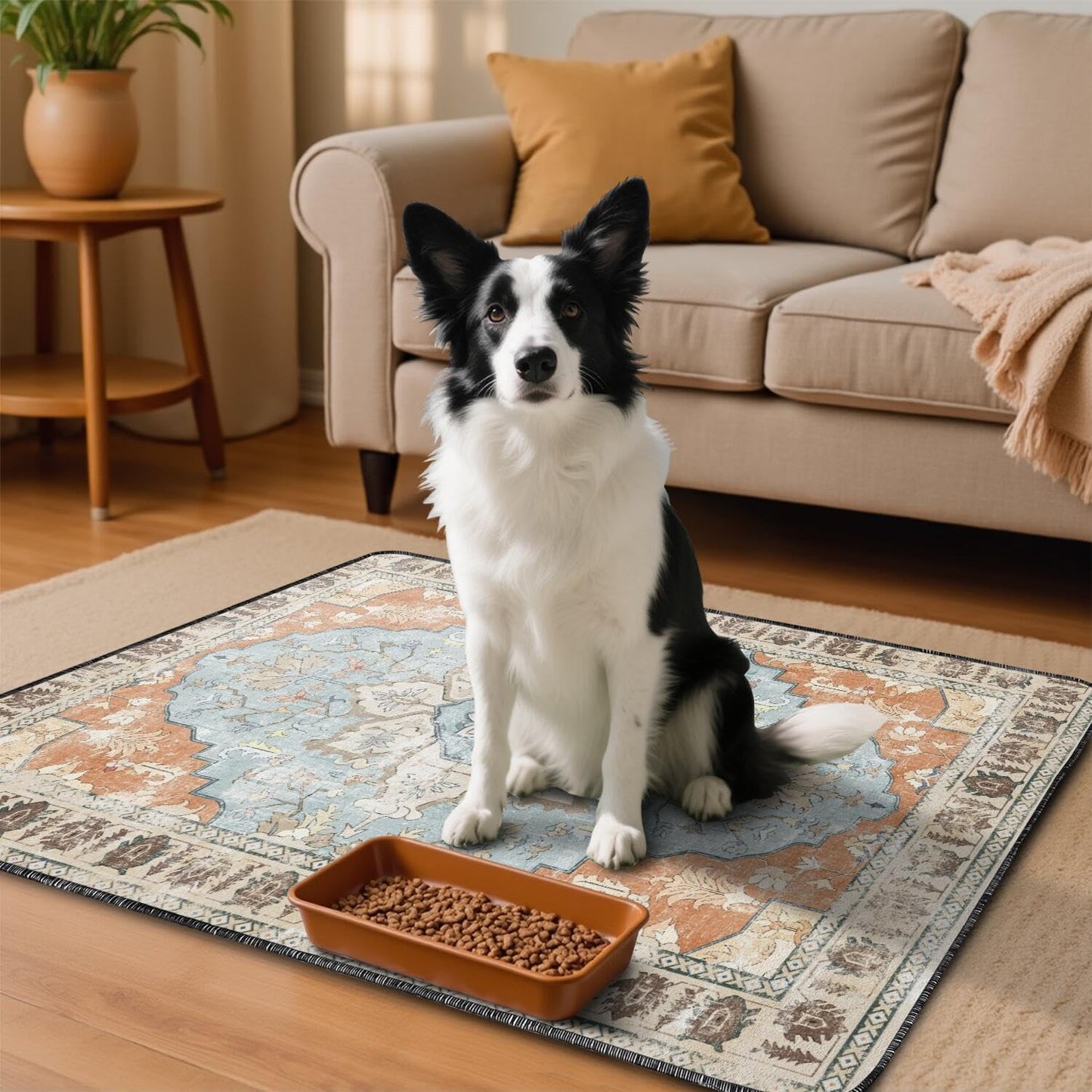 Washable Pee Pads for Dogs 2 Pack, Absorbent Reusable Puppy Pads Waterproof, Leakproof & Non-Slip Whelping Pad, Potty Training Pads for Dogs Playpen Mat 24x36