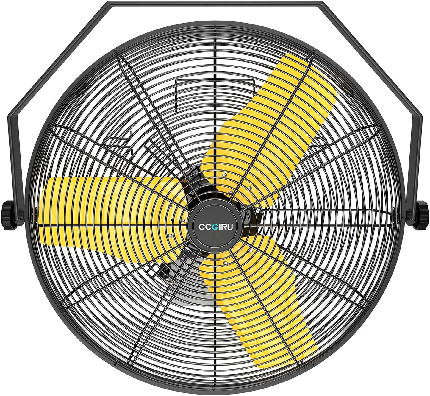 9200 CFM 24" Industrial Wall Mount Fans, High Velocity 2-Speed Professional Metal Fan with Sealed Motor, Heavy Duty Barn Wall Fan for Garage, Commercial, Warehouse, Greenhouse, UL Listed