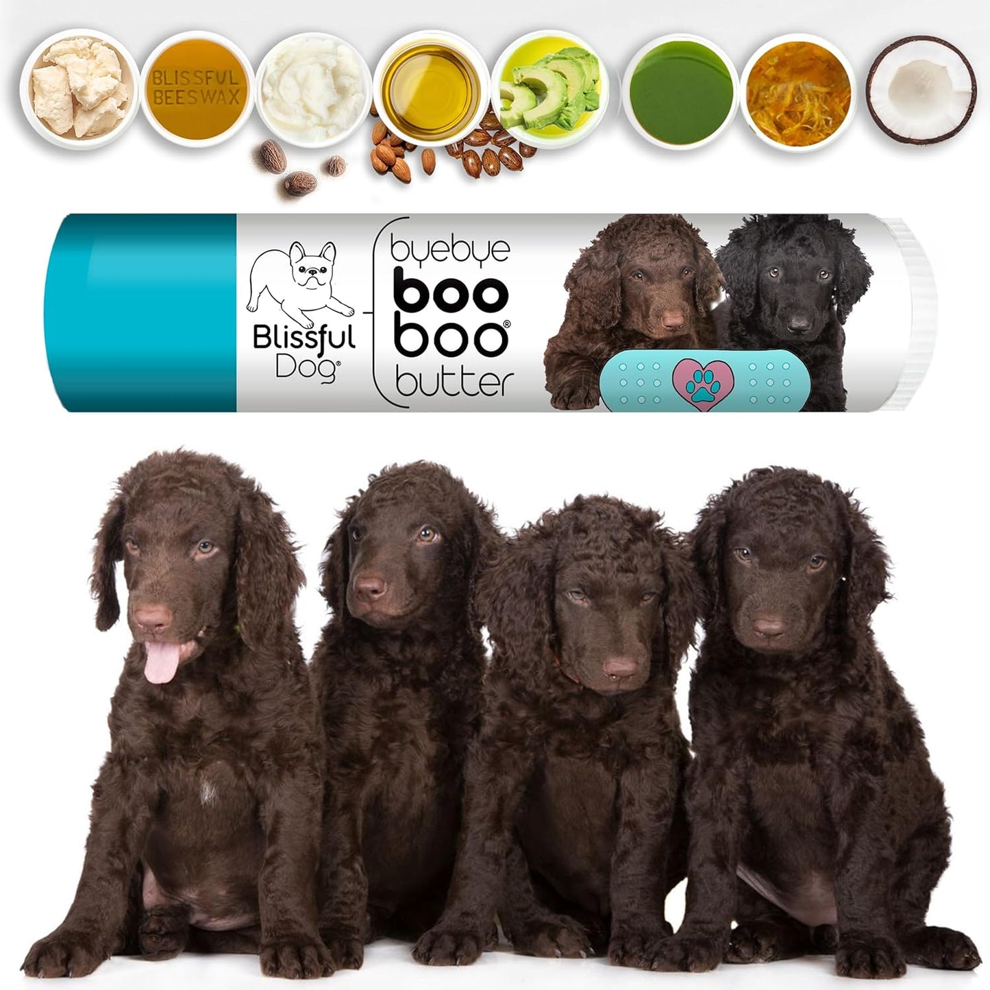 The Blissful Dog Curly-Coat Retriever Boo Boo Butter, 0.15-Ounce