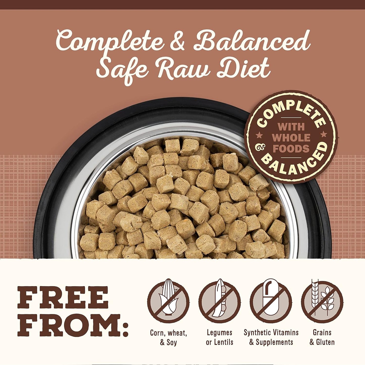 Primal Freeze Dried Dog Food, Pronto Mini Nuggets, Pork; Scoop & Serve, Complete & Balanced Meal; Also Use As Topper or Treat; Premium, Healthy, Grain Free, High Protein Raw Dog Food (16 oz, 2-Pack)