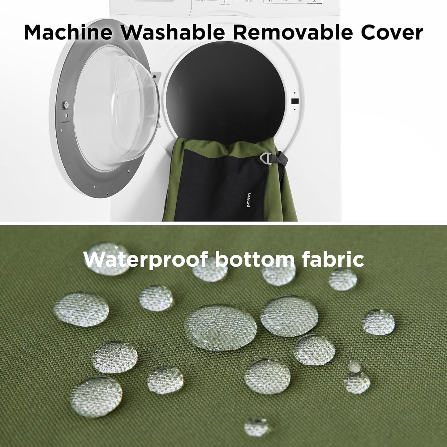 Lesure Small Dog Car Seat for Small Dogs - Waterproof Dog Booster Seat for Car with Storage Pockets and Clip-On Safety Leash and Thickened Memory Foam Filling, Pet Travel Carrier Bed Cypress Green