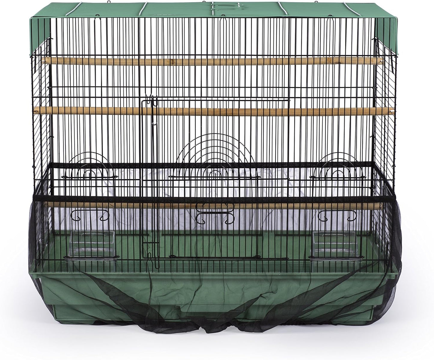 Prevue Pet Products 820B Mesh Bird Seed Catcher, Black, Small/7"